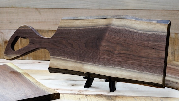 Live edge walnut charcuterie board