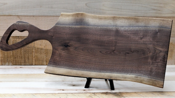 Live edge walnut charcuterie board