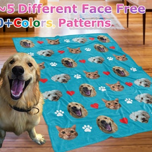 Blanket with dogs face on it sale