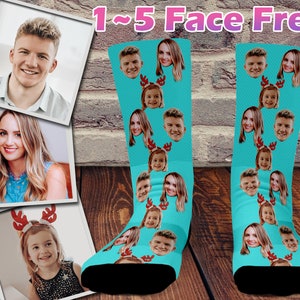 Custom Face Socks, Put your Face on socks, Custom Socks for Man Women, Socks with Your Photo, Personalized Face Socks, Father&#39;s Day Gift