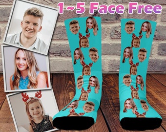 Custom Face Socks, Put your Face on socks, Custom Socks for Man Women, Socks with Your Photo, Personalized Face Socks, Father's Day Gift