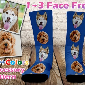 Custom Pet Socks, Personalized Socks, Customized Dog Face Socks, Dog Lover Gift, Socks With Pet Face, Best Gift Idea, Pet Photo Socks