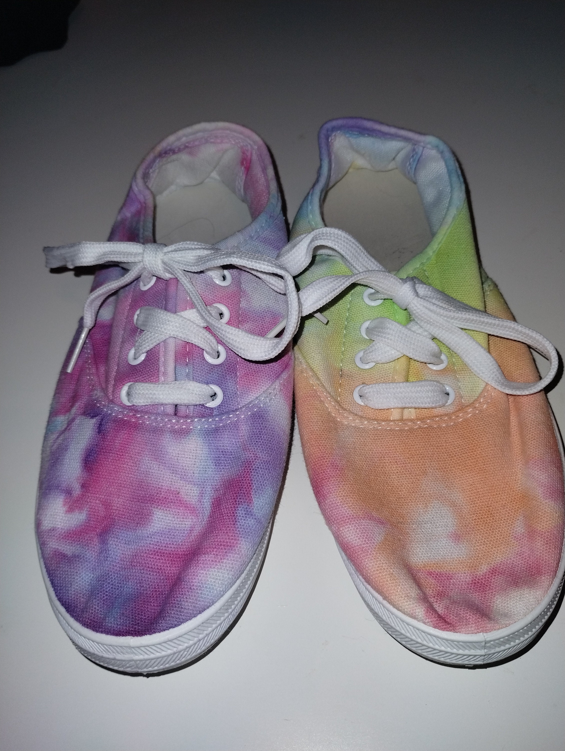 Diy Tie Dye Sneakers Dying Canvas Shoes Tie Dyed Diy Dye Shoes