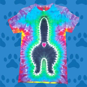 Custom Cat Butt Tie Dye T-shirt - Etsy