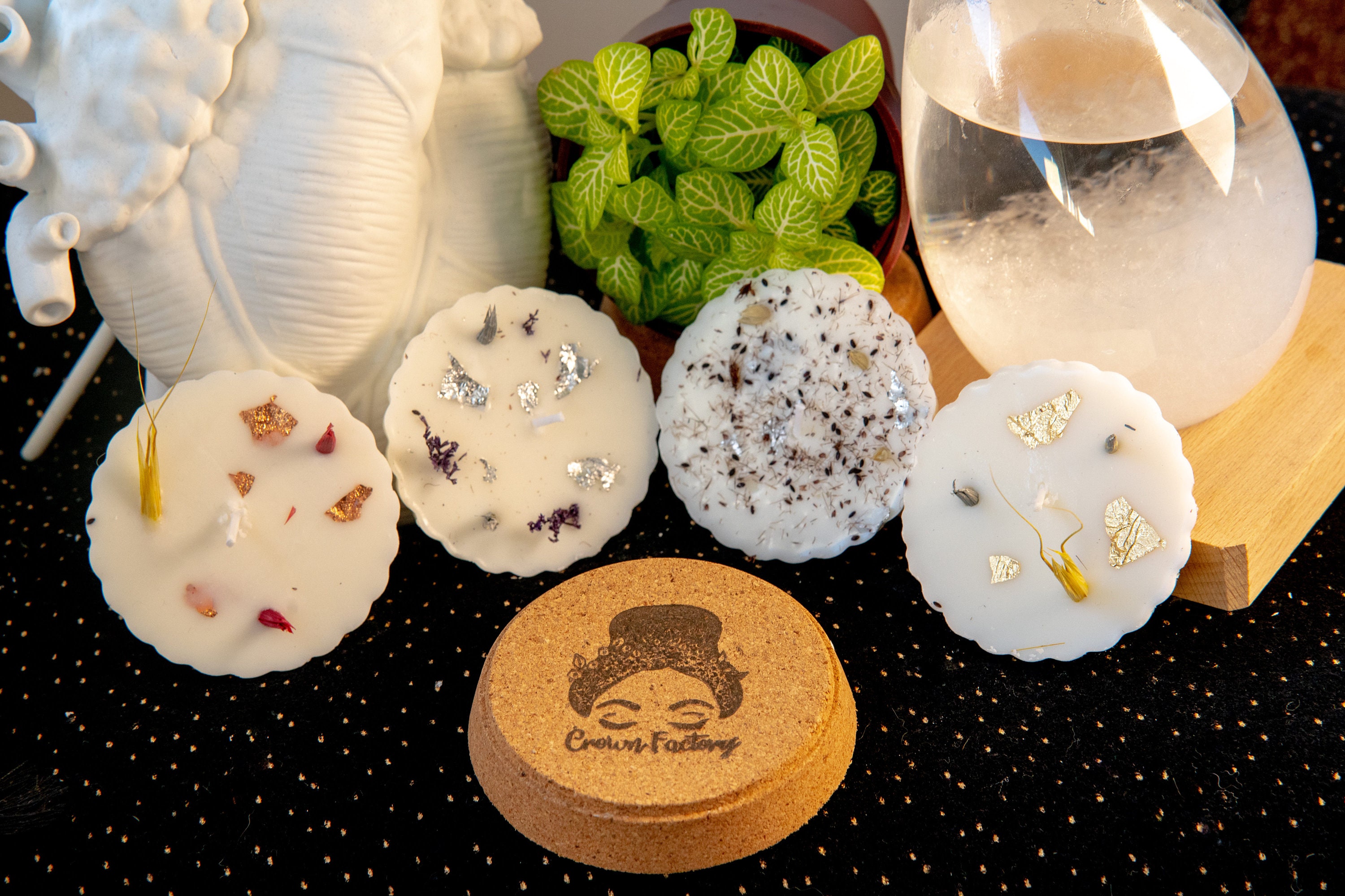 Bougie Tartelette Individuelle | Fruit de La Passion/ Pop Corn/ Thé Au Jasmin/ Galette Des Rois