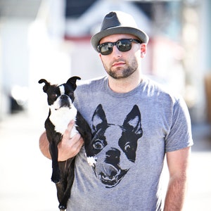 Clevotine Boston Terrier Unisex Smile Shirt