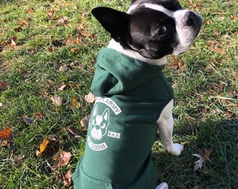 Clevotine Boston Terrier Boston Army of Doom Dog Hoodie UK