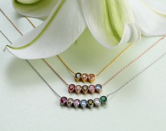mothers day birthstone necklace etsy