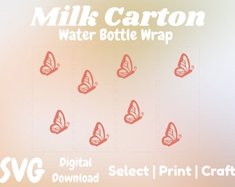 Download Water Bottle Butterfly Svg Etsy