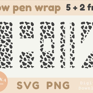 Cow pen wraps bundle, Svg png file for cricut ,Animal cow pattern ,Seamless template,Ink joy skins, Waterslide and vinyl
