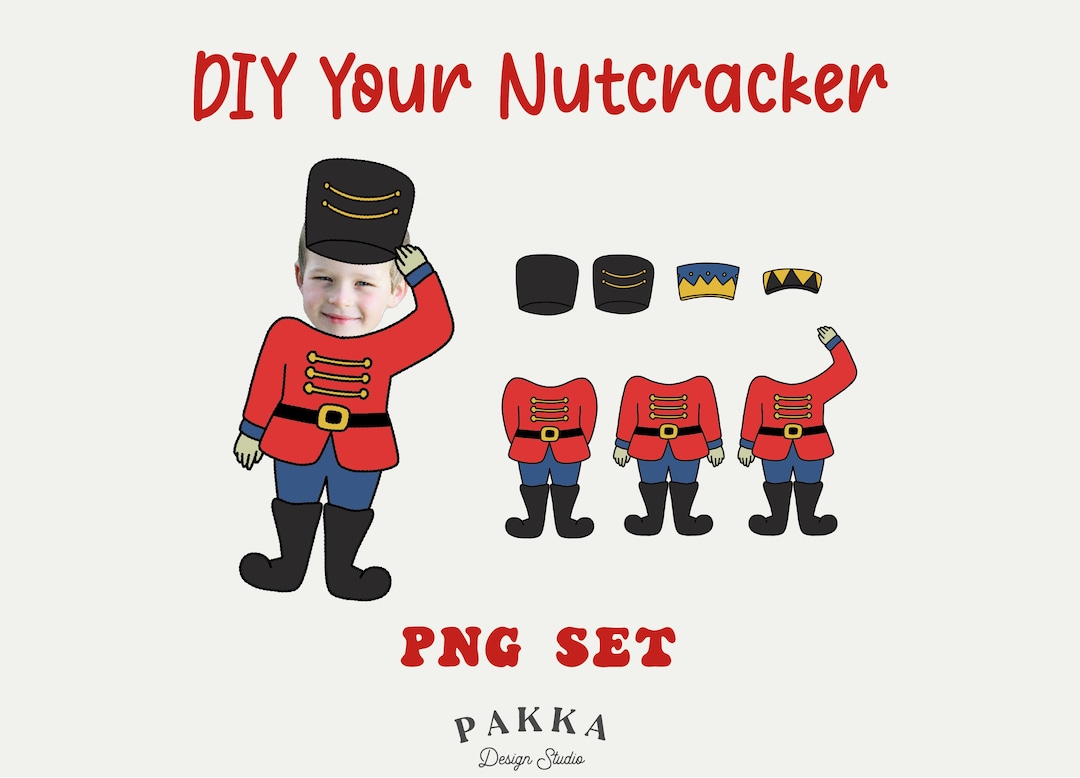 NEW!! Nutcracker Face Blank Bundle, Add Your Own Photo,craft Kit ...