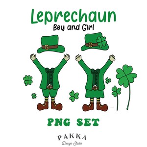 Faceless Leprechaun for Boy and Girl,Teacher Classroom decor,Kids sublimation,Printable Clipart,Diy template for St patricks day