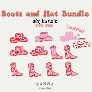 Cowgirl Boots and Hat svg,Western svg,Cowboy svg,File for Cricut