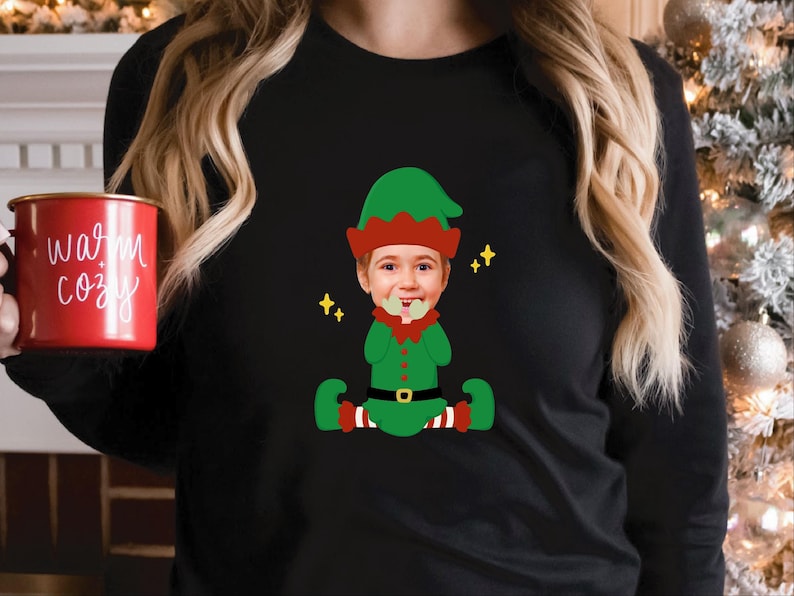 Elf Yourself Template | Editable Christmas Photo Bundle | Add Your Face ...