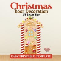 Gingerbread Christmas Bulletin Board Kit | Sweet Kids Theme | Editable ...