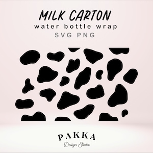 Black Cow Skin Pattern, Cow print svg, Cow spots svg,Milk Carton Water Bottle, Seamless Tumbler Full Wrap, Cricut Print, Commercial use