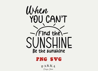 Maglietta Donna YourTops Con Frase 'When You Can't Find The Sunshine Be The Sunshine' - Blu Navy, Taglia XXL