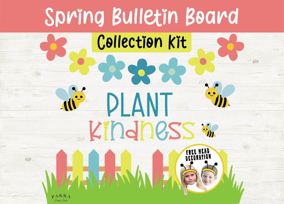 Spring Bulletin Board Kit,printable Classroom Decor,png - Etsy
