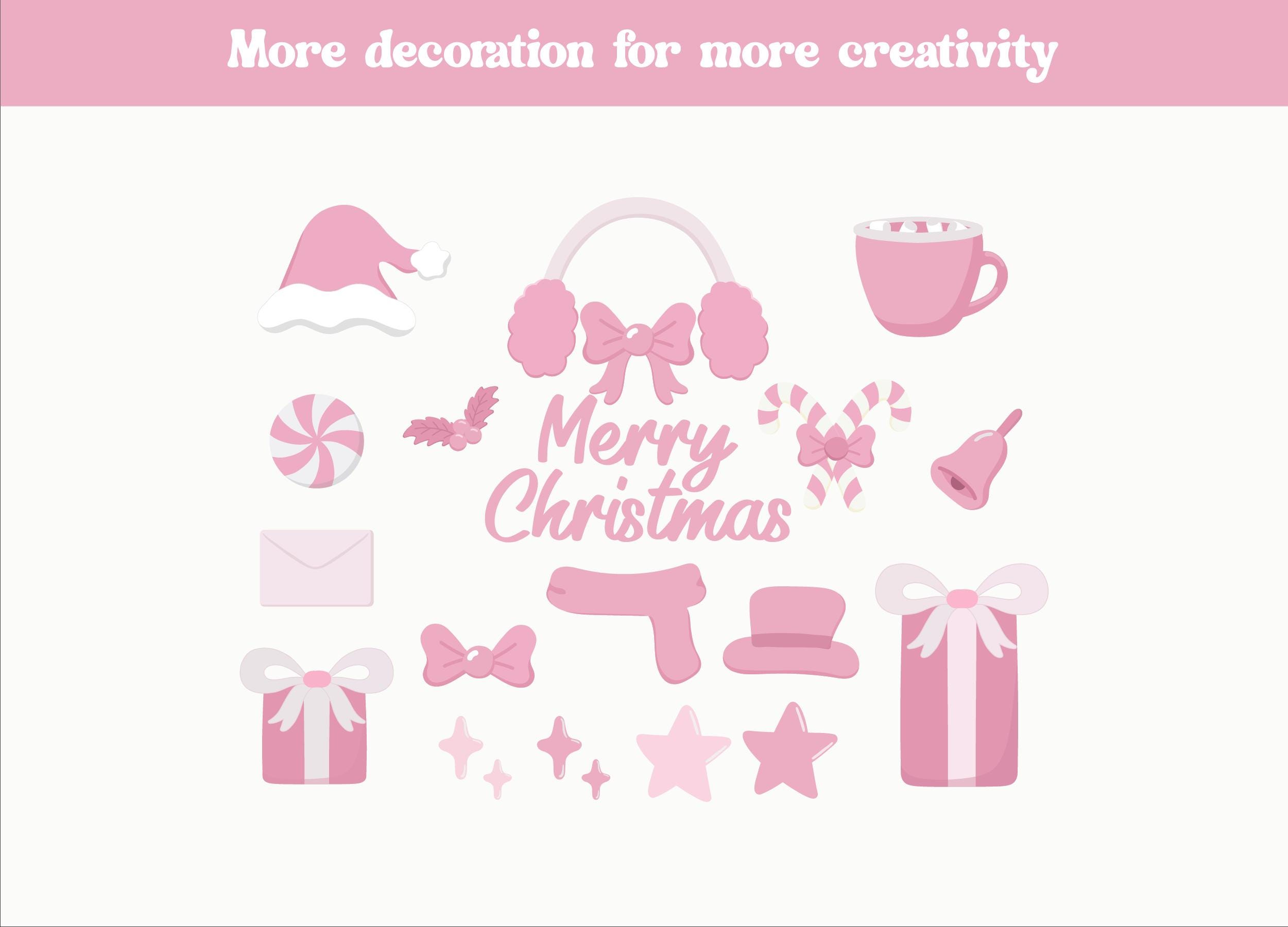 Pink Gingerbread Christmas Templates | Funny Editable Photo Cards | Add ...