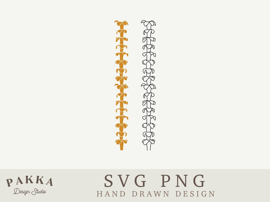 Puakenikeni Svg, Hawaii Flower Svg Etsy