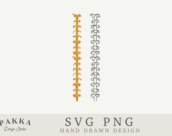 Puakenikeni svg, Hawaii Flower svg