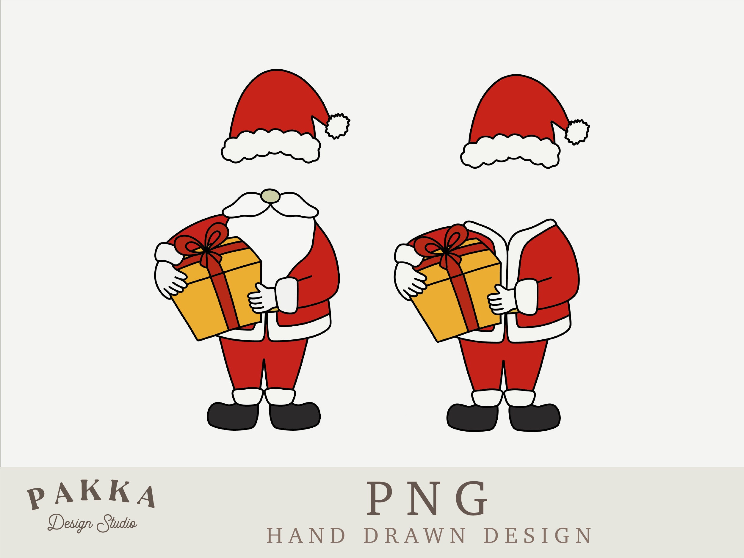 Santa Face Blank Bundle, Add Your Own Photo, Diy Template,photo Card ...