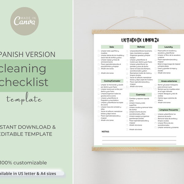 Checklist In Spanish