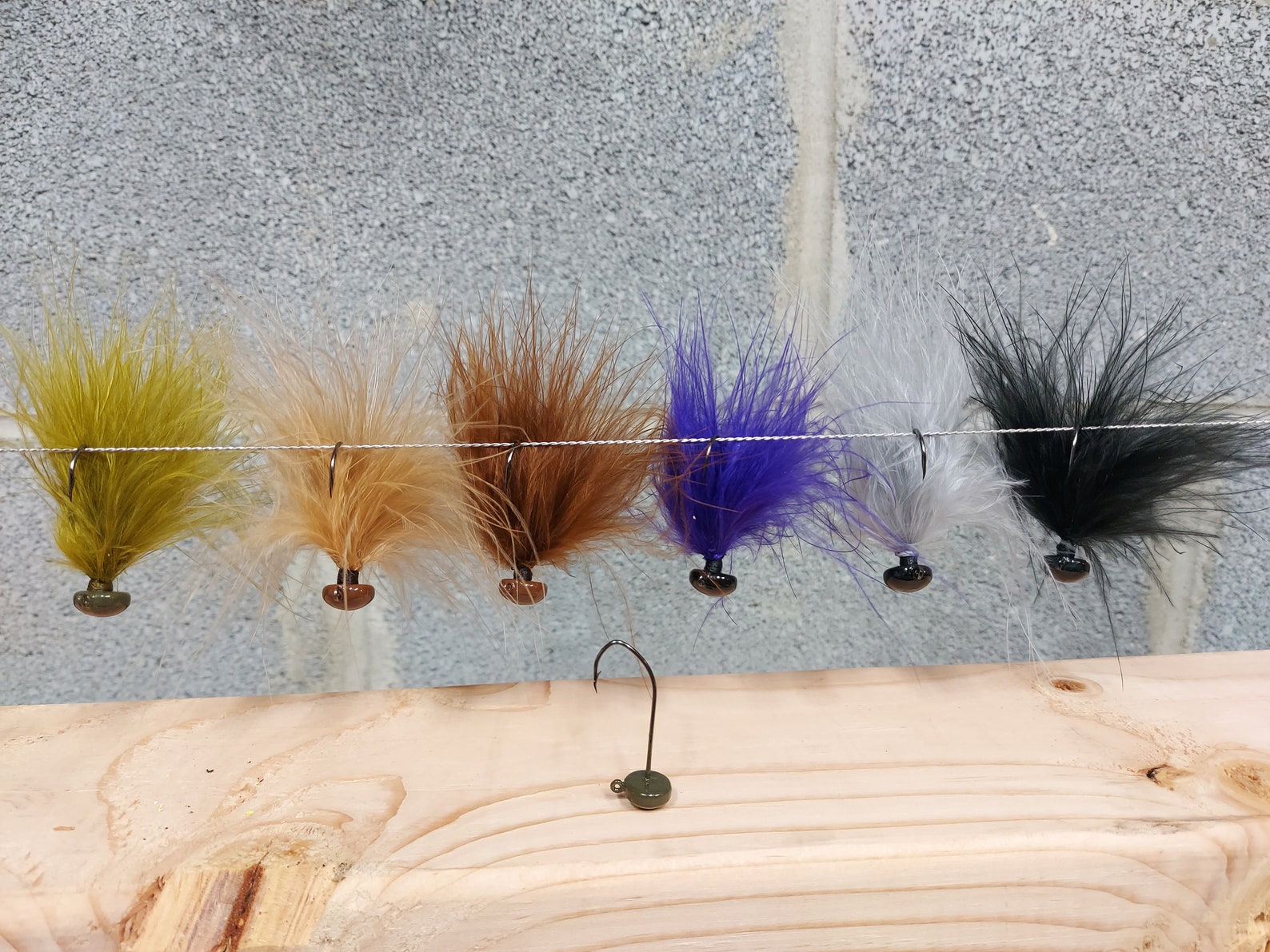 1/8 oz Marabou Hair Jig Etsy