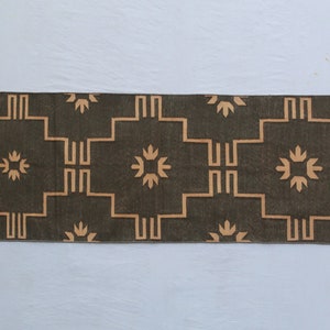 Multiple Sizes Cotton Modern Hand Woven Runner Rug- Flat Woven Washable Runner Kilim