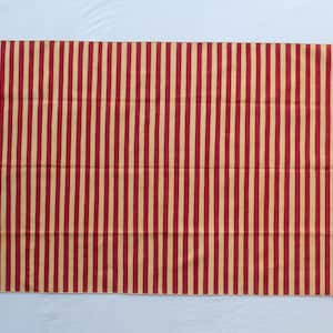 Handgewebter traditioneller Teppich in mehreren Größen - Handgewebter Geometrischer Hochwertiger Baumwoll Flachgewebe Teppich