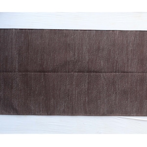 Multi Size Handwoven Traditional Runner Rug - Plain Brown Hand Woven Geometric High Quality Cotton Flatweave Runner Rug