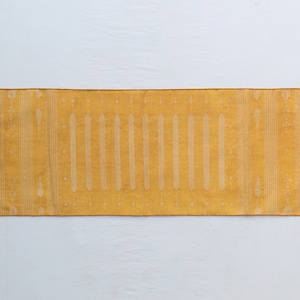 Tappeto da corridoio moderno in cotone giallo dorato tessuto a mano in diverse misure - Tappeto da corridoio lavabile tessuto piatto Killim