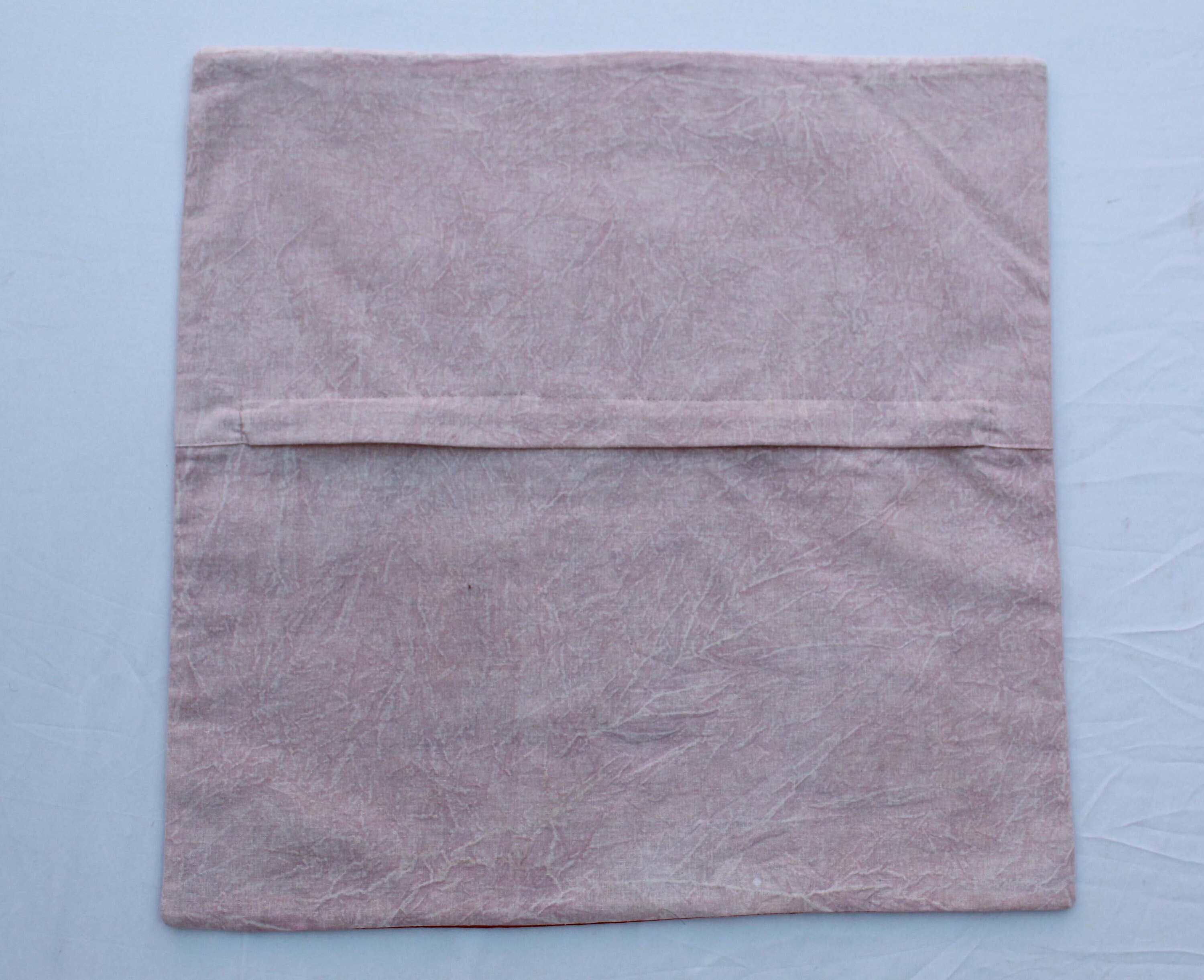 Federa Cuscino 40x40 Cm In Seta Indiana Fatta A Mano – Colore Magenta Elefante, Con Strato Interno In Schiuma - 2