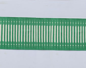 Multi Size Green And white Modern Striped Cotton Flat weave Hand woven Runner Rug- Reversible Runner Kilim
