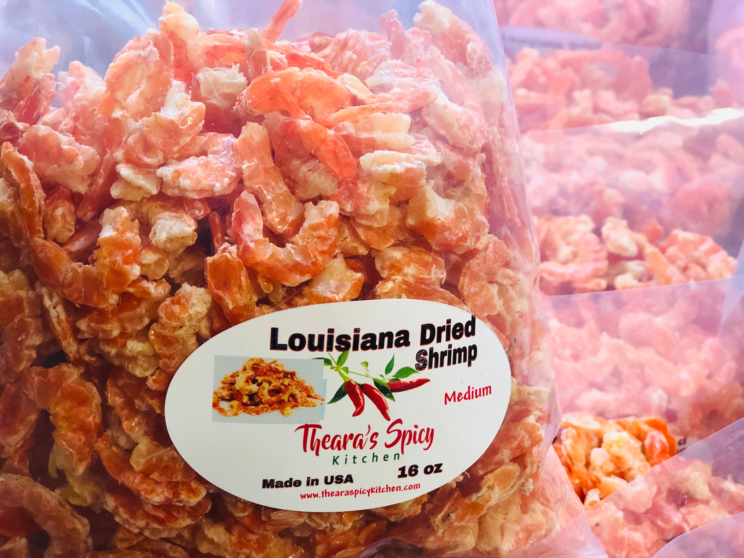 Louisiana Dried Shrimp Medium 1 lb Etsy