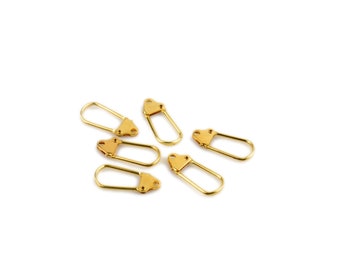 10pcs Brass material Key Hook, Horse Hook