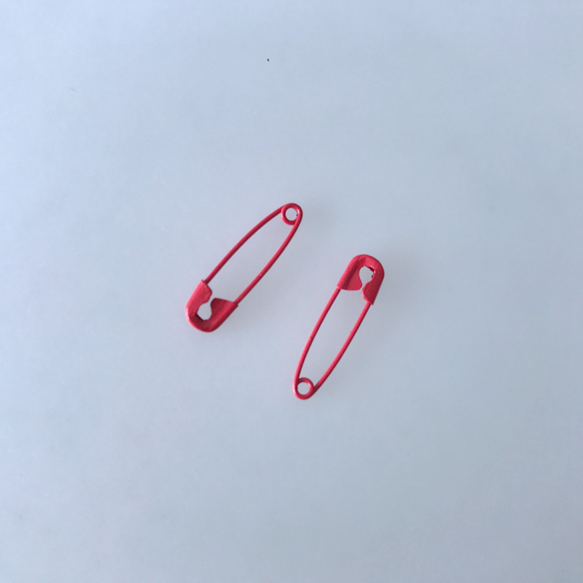 19mm Red Color Metal Safety Pin For Decoration Etsy