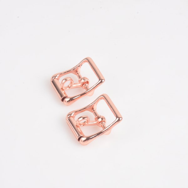 16mm rose gold locking tongue buckle