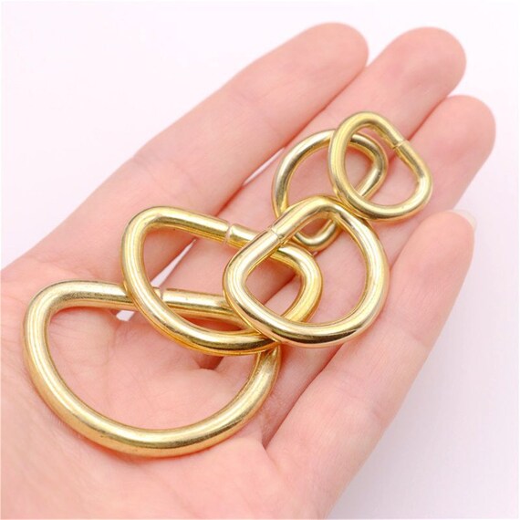 6pcs Brass Material D Ring Rectangle Ring for Leather Belt - Etsy