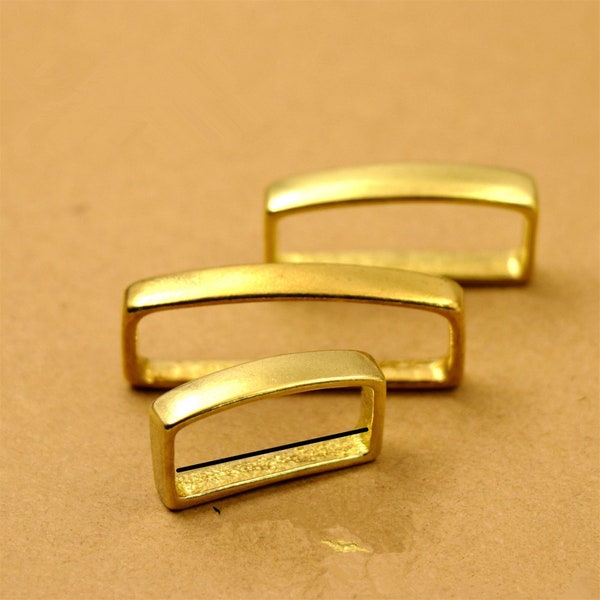 3pcs Solid Brass Loop For Belt, Different Size Brass, Belt replacement accessories