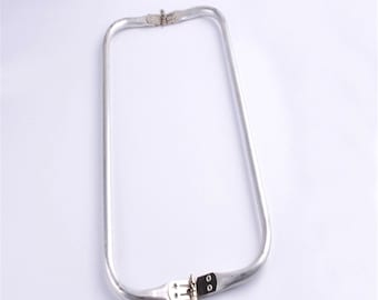 Free Shipping  20cm/25cm/26cm/30cm Aluminum tubular internal hinge Bag frame purse frame