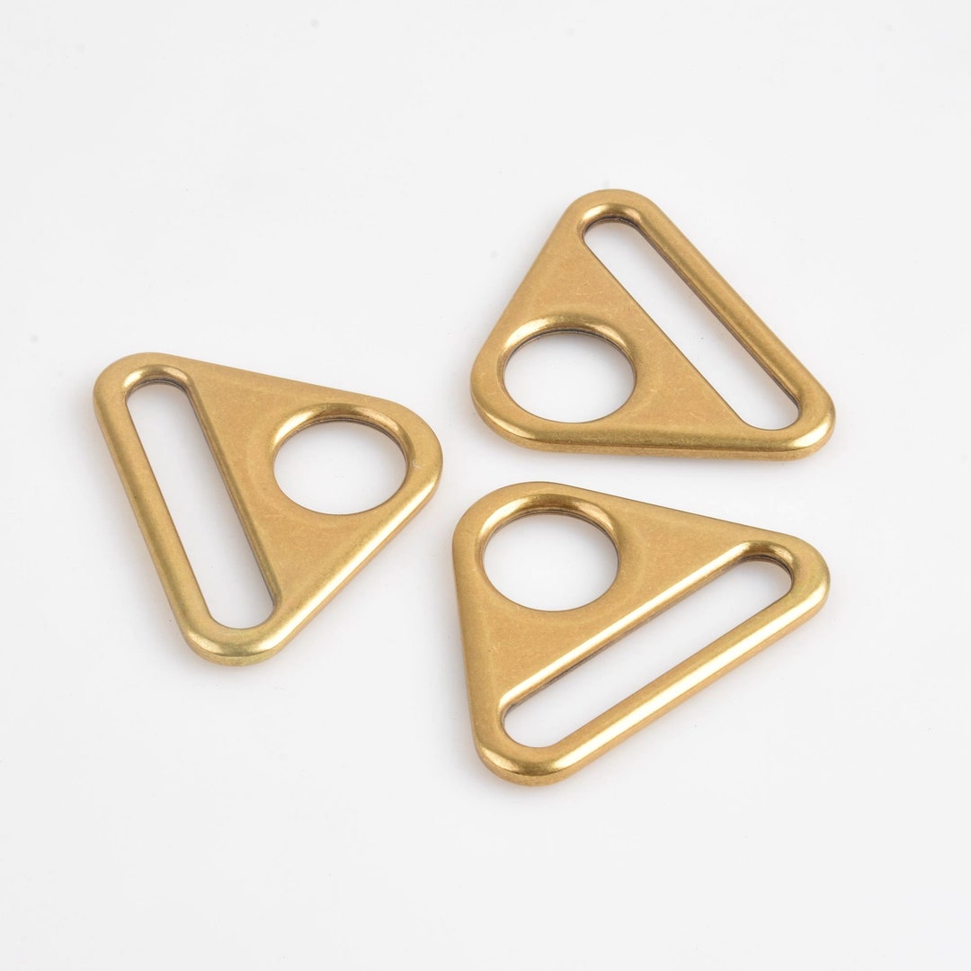 Triangle Ribbon Buckle 4pcs 38mm Old Gold Triangle Ring, Metal Triangle Buckle for Handbag - Etsy