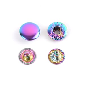 12mm Studs Sewing Button Snap Fasteners Sewing Leather Craft Clothes Bags handmade DIY