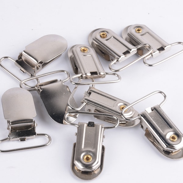 Metal Suspender Clip 1 Inch clips