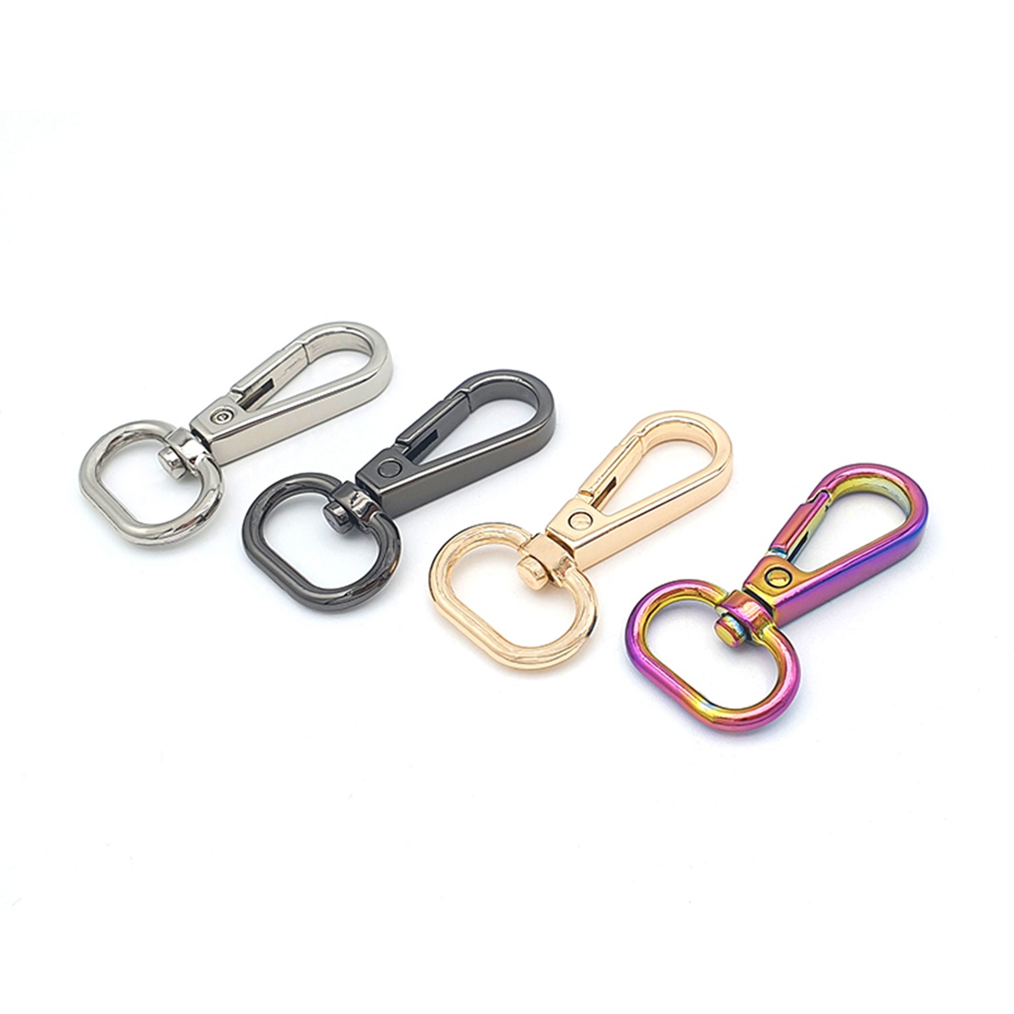 50mm Solid Brass Snap Spring Hook Keychain Hook Clip Leathercraft