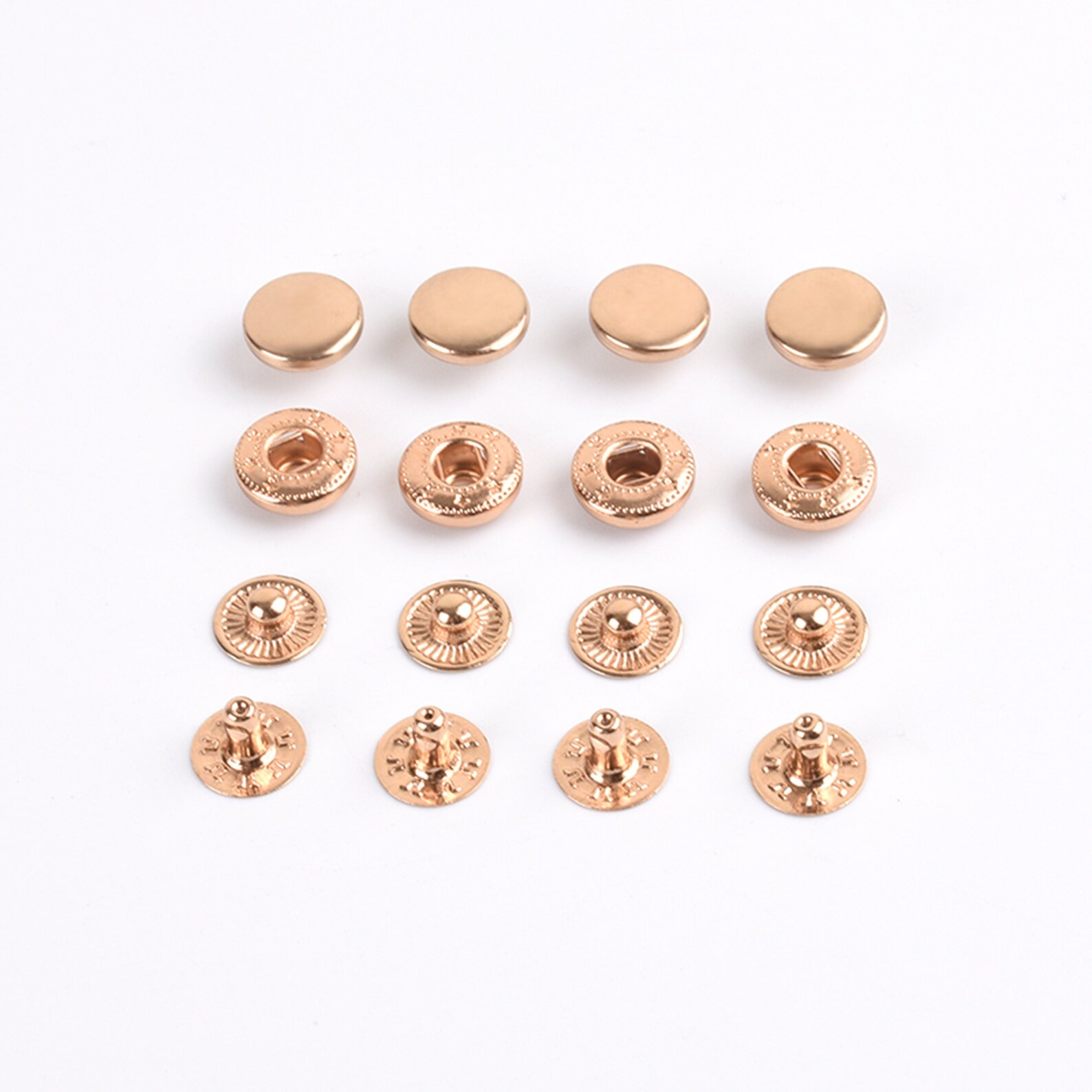 10mm Brass Snap Buttonmetal Press Studs Sewing Button Snap Etsy