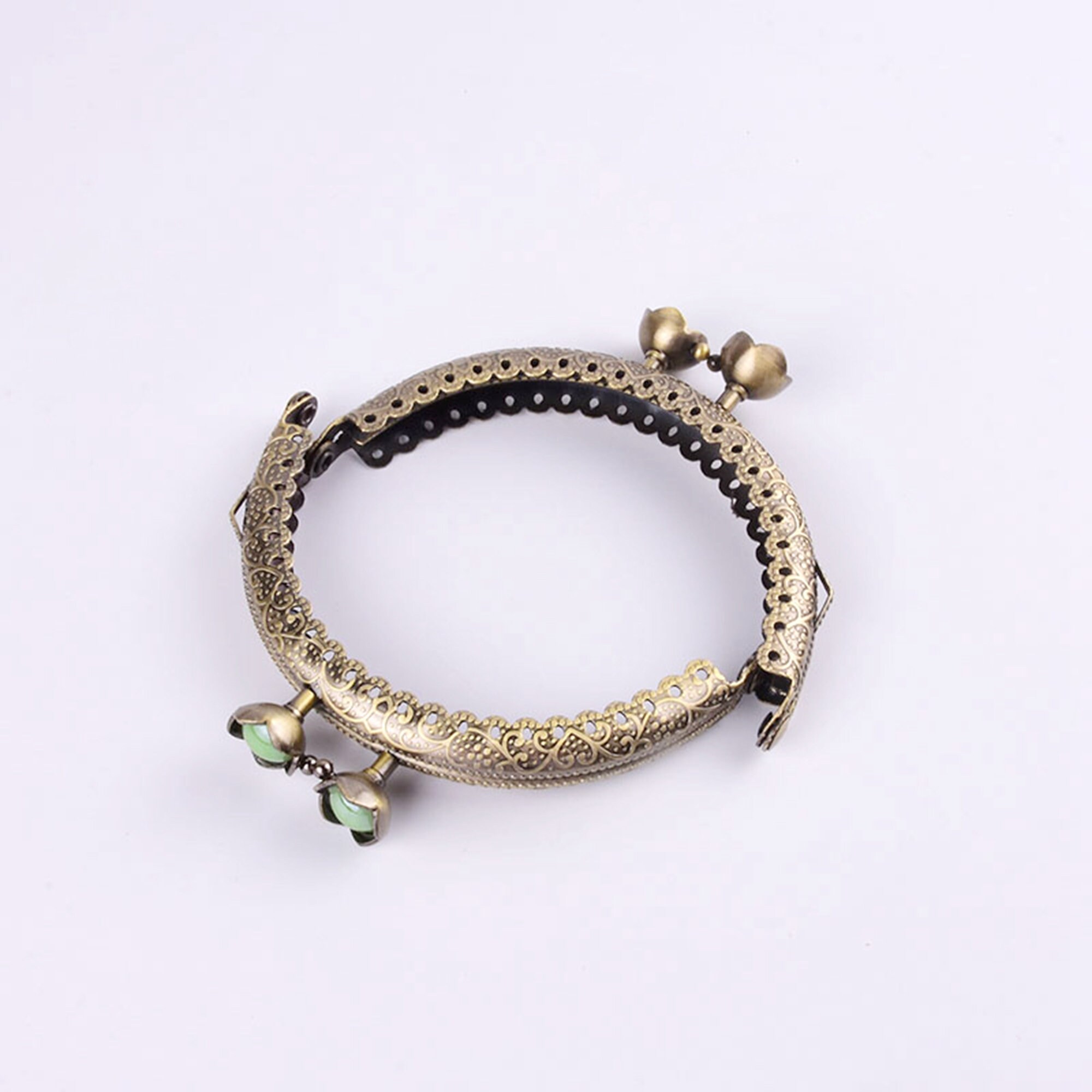 8.5cm Antique Brass Color Metal Kiss Lock for Purse Etsy