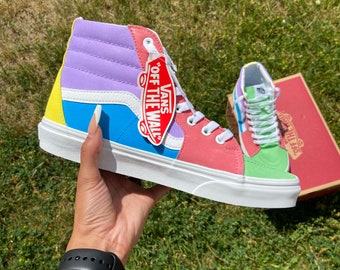 custom high top vans shoes