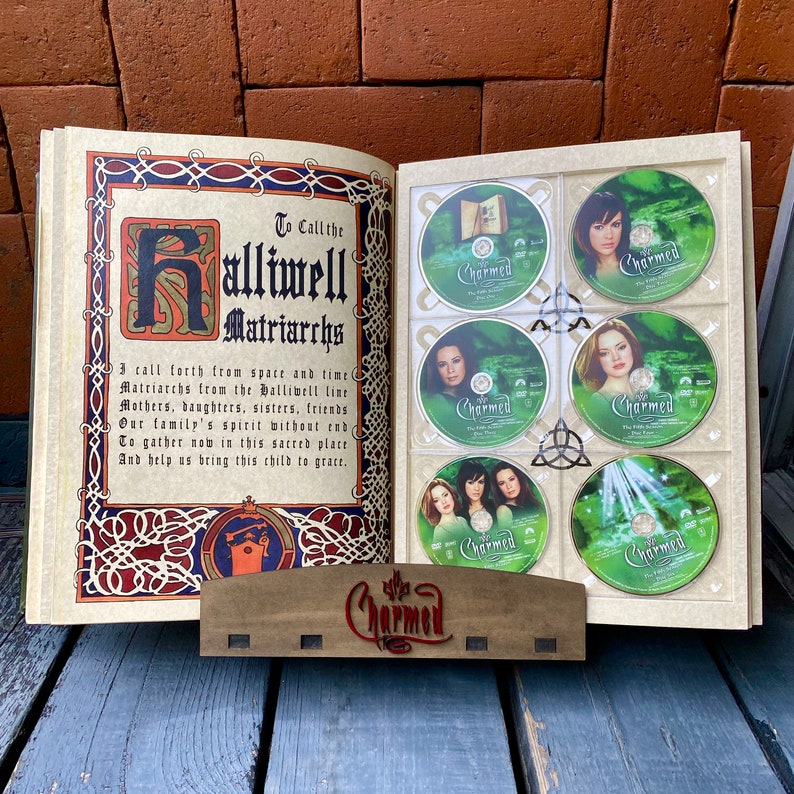 Charmed Book of shadows for DVDs Etsy