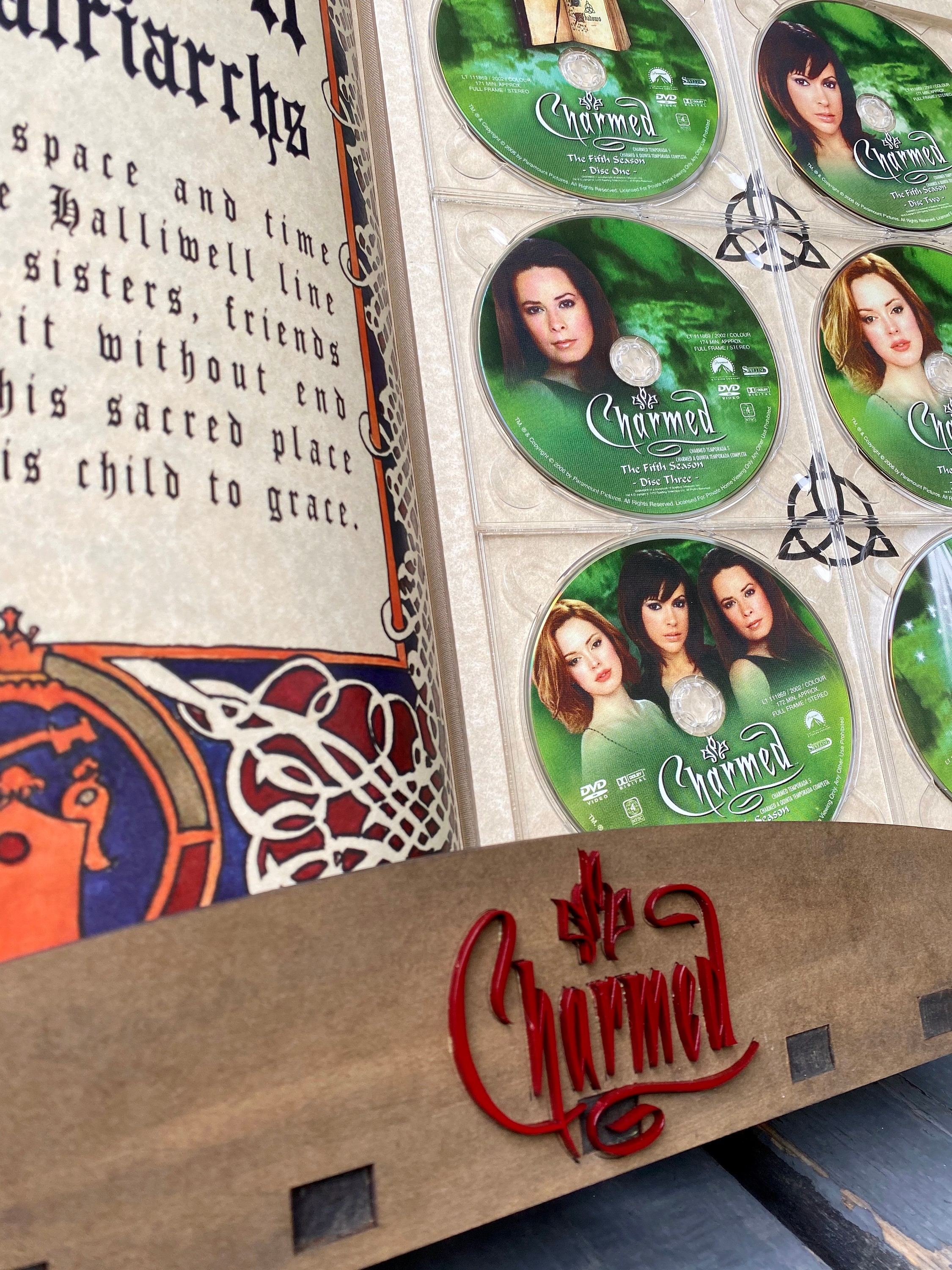 Charmed Book of shadows for DVDs Etsy